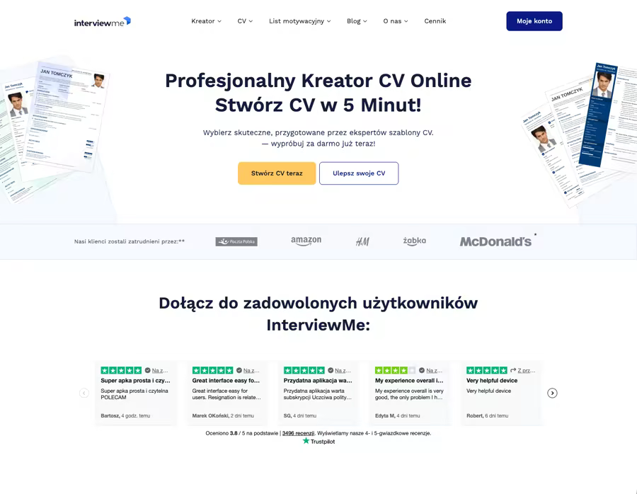 InterviewMe brand identity preview