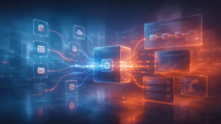 Automation connecting company tools into one data flow